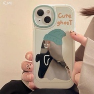 Mirror Cartoon Ghost OPPOreno876543pro Phone Pro Case a8a96 Soft a92s Female Real Me gtk7x