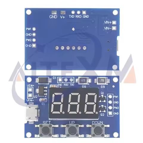 2 Channel Square Wave Rectangular Wave Signal Generator 1Hz-150KHz Adjustable PWM Pulse Frequency Du