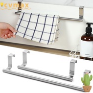 CYMX Rag Rack Shelf Cabinet Door Hanger Shelf Kitchen Over Door Towel Bar