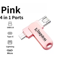 Flashdisk Drive type-c 4in1 OTG Kartu memori Memory stick  512GB 1TB 2TB Portable mobile Hard disk d