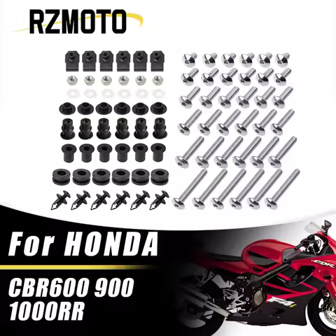 For Honda CBR600RR 1000RR CBR 600 F2 F3 F4 F4i CBR600 1000 RR 900 929 954 CBR1100XX Fairing Bolt Kit