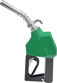 3/4" NPT Automatic Fuel Nozzle with Hook, Gas Pump Handle Fuel Nozzle with 3-speed Padlock (9-16 GPM