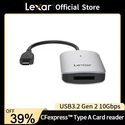 Lexar CFexpress Type A Card Reader USB 3.2 Gen2 Hi-Speed Cards 10Gbps 8K USB-C/A Card Reader Read sp