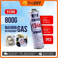 800G MAXRON Refrigerant Gas R-134A Air Conditioning Gas Car For All R134a System Leak Sealer Aircond