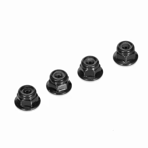 10pcs M4 4mm Wheel Lock Nuts for Traxxas TRX4 TRX6 SCX10 90046 1/10 Scale RC Car Parts Compatible wi