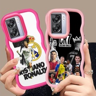 MERAH A-2 CR7 Ronaldo Casing for OPPO A77S A57S A77 A57E A57 5G black red Pink Case