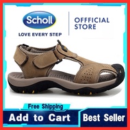 Scholl shoes men leather sandals men sandal for men men slippers korean sandal Scholl sandals men Sc