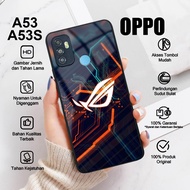 Softcase OPPO A53 4G A53S 4G Case ROG GAMING Casing hp Oppo A53 A53S Glossy Silicone Case