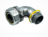 คอนเนคเตอร์ จับท่ออ่อนกันน้ำโค้ง 90°Liquid Tight Flexible  Connector 90°SEC ฟิตติ้ง SEC Electrical F
