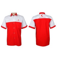 Outpost Corporate Shirt/F1 Shirt/Baju Korporat Pegawai Lelaki Bulan Sabit Merah Malaysia (BSMM)