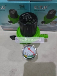 Kepala Gas Regulator / Kompor Gas + Meter UTU HP 333 Tekanan Tinggi