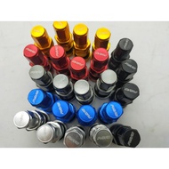 RAYS TIRE VALVE 4PCS/SET ALUMINIUM TIRE VALVE RAYS CAPS TUBELESS TYRE VALVE ANGIN TAYAR