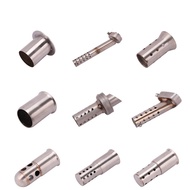 51mm 60mm Inlet Silencer DB Killer Motorcycle Exhaust Muffler Adjustable Catalytic DB Killer Silence