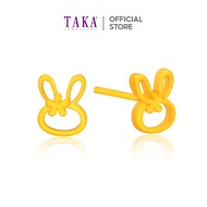 TAKA Jewellery 999 Pure Gold Earrings Bunny