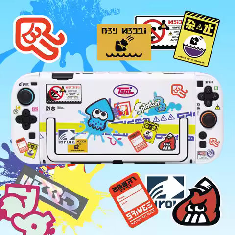 Original Switch 2 Hard Case Splatoon 3 Themed Shockproof Anti Scratch Protective Shell Accessory For