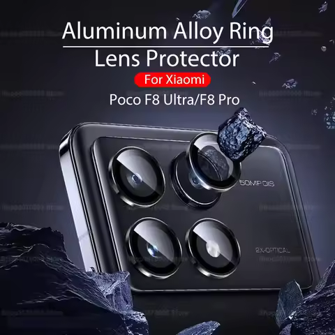 Foco F8Ultra PocoF8 Pro Case Aluminum Alloy Ring For Xiaomi Poco F8 Ultra/F8 Pro F8Pro Camera Lens P