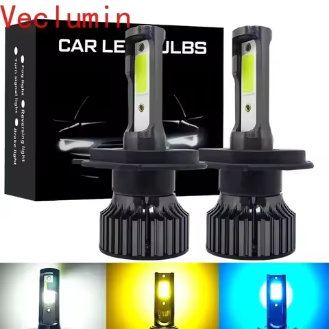 P1Car LED Headlight H4 H7 H1 H3 H8 H9 H11 HB3 HB4 9005 9006 30W 6500K Auto Headlamp Fog Light Bulbs 