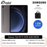 Samsung Galaxy Tab S9 FE WiFi With S Pen 8GB+256GB SM-X510 With 15W Adapter - Android Tablet | Original New My Set | 1 Year Warranty