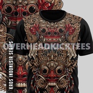 New Produk Kaos Indo B19 Overheadkick Tees Kaos Cuture Budaya Indonesia Barong Bali Pria Motif Wayan
