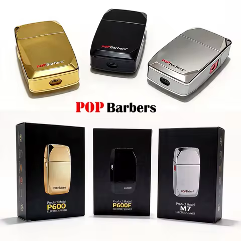 Professional POP Barbers P600F P600 M7 Oil Head Electric Hair Clippers Oil Gradient Push Electric Sh
