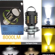 1PC Super Bright T19 P15D Motorcycle LED Headlight H4 H6