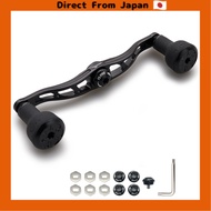 [Direct from Japan] HEIGHTEN 105mm/120mm Reel Handle with 24mm TPE Knob, Compatible with Shimano, Da