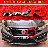 TYPE R EMBLEM LOGO FOR HONDA CIVIC FC TYPE R GRILL GRILLE ONLY