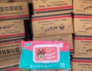 ยกลัง 40ห่อ พร้อมส่ง ทิชชู่เปียกยกลัง ทิชชู่เปียก แพ็คละ80แผ่น Baby Wipes กระดาษทิชชู่เปียก สูตรน้ำ