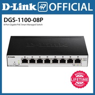 D-Link (DGS-1100-08PV2) 8-Port Gigabit PoE Smart Managed Switch