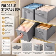 【Ready Stock】 18L 25L 32L 42L 53L Foldable Storage Box Large Capacity Clothes Organizer Wardrobe Sto