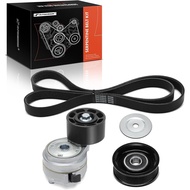 A-Premium Engine Serpentine Belt Drive Kit Compatible with Peterbilt 320 579, 2014 2015 2016 2017-11