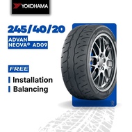 [Free Installation] 245/40/20 Yokohama Advan Neova AD09 (Year 2024) New Tyre Tire Tayar
