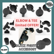 🏷️PVC Black 20 / 25mm PVC Electrical Conduit Fitting Bar saddle Accessories PVC Pipe Conduit Pipe Fi