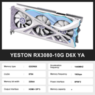 ZSBHT YESTON RTX 3080 10GB D6X การ์ดจอ PCI-E 4.0 X16 320Bit 3DP GDDR6X + การ์ดจอ HD สำหรับ NVIDIA Ge