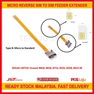SIM Extender SIM Feeder Reader Card  Extender Cable For Modem Router Huawei Olax Aw1000 Gteniq