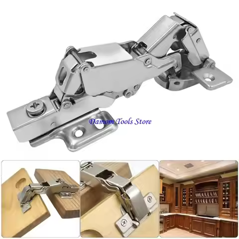 57BE Soft Close Cabinet Door Hinge Wide Opening Kitchen Cupboard Hinge for Household