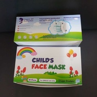 New Kids Surgical Face Masks 3ply 50pcs/pack (ready stock) (fast delivery)