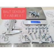 FAB 8 X 1 BOLT FAB 8 X 1 SCREW/ FAB 8 X 1 SELRUP BOLT/