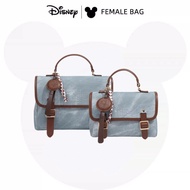 Disney 2025 New Women Canvas Crossbody Bag Denim Casual Commute Versatile Shoulder Bag Ladies Fashio