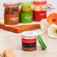 Scotch Tape Have a nice day 1 Roll Width 1.3 Cm.length 10 Meters Washi Decoration Can