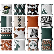 Geometric pillow case 60x60.50x50.45x45.Square cotton pillow cover.Home sofa cushion cover.