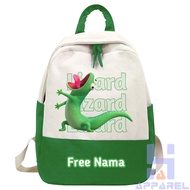 TOM LIZARD HOPPERS DISNEY CARTOON HOPPERS CHARACTER CHILDREN'S BACKPACK FREE NAME