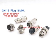 1 Pair GX16 Conector Plug 16MM. GX-16 Cable Connector + Female/Stand Holder +