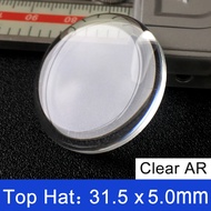 [WACB] กระจกหมวกทรงสูงสำหรับ Skx011 Skx007ขนาดเส้นผ่านศูนย์กลาง31.5มม. ส่วนกระจกนาฬิกาแร่คริสตัลหนา5