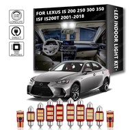 For Lexus IS 200 250 300 350 F 200t IS200 IS250 IS300 IS350 ISF IS200t 2001-2018 Canbus Interior LED