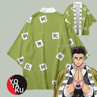 Haori Cardigan Anime Demon Slayer Gyomei Himejima Japanese Cosplay Costume YOTACOS