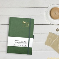 Dudu 2026-2027 Daily Planner with 384 Pages Elastic Band Closure 2026-2027 Academic Planner Notebook