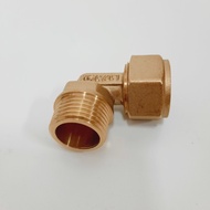 Knee Drat Luar Water Heater Knee Kuningan 1/2 inch