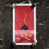 IX. 失 Lost。黑泉神諭卡 藝術複製畫