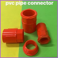 ▼ ✙✷ ✑ PVC ORANGE PIPE CONNECTOR 1/2" 3/4" 1"